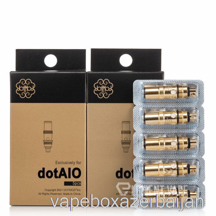 Vape Azerbaijan dotmod dotAIO Replacement Coils 1.2ohm Clapton Coils